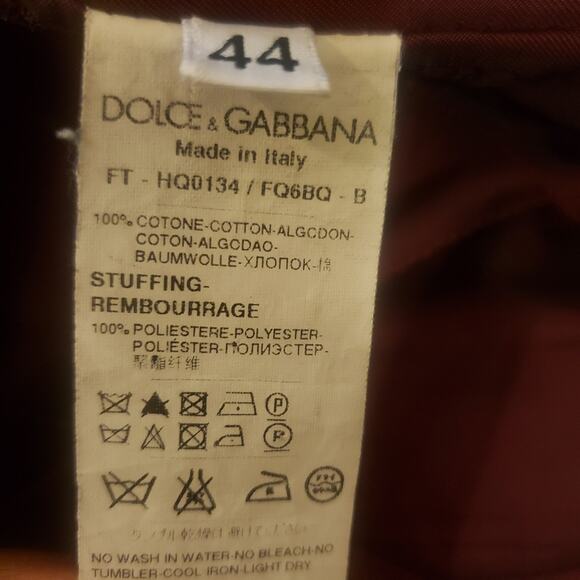 Dolce & Gabbana brown plaid peacoat size US 8 - Picture 6 of 7